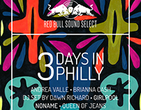 artwork for 3 Days in Philly Red Bull Sound Select