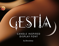 Gestia - Candle Aesthetic Display Font