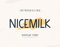 Nicemilk - Display Font