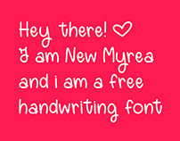 NEW MYREA *free font