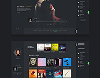 SPOTIFY REDESIGN LAYOUT // UI.UX & WEB