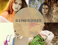 Old photo effect free photoshop action