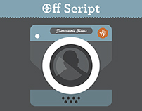 Film Festival Poster - "Off Script" at YoFi Fest