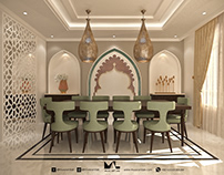 Moroccan dining room interior design