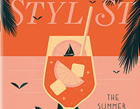 Stylist Magazine Cover Illustration