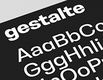 Gestalte | Custom Brand Typeface
