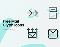 Free Mail Glyph Icons