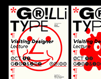 Poster for Visiting Designer Lecture: Grilli Type