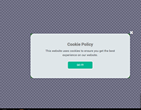 Sapphire Cookie Policy Popup by Elementor Pro -