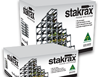 Stakrax Modular Wine Storage - Packaging Design