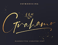 FREE | Grahamo Handwritten Signature Font