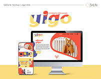 yigo kids | Website Mockup 2022