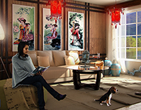 Chinese Living Room