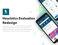 1 mg app - Heuristics Evaluation & Redesign