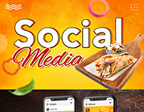 Arabian restaurant social media designs