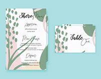 Mother's Day Shero Menu & Table Card Design