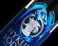 Nykur Vodka - Draco Aqua Packaging Design