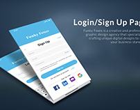Login Page | Sign Up page