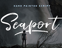 Seaport - Hand Painted Script Font