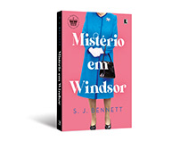 Cover design of "Mistério em Windsor"