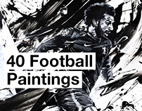 40 Football Paintings (Soccer)