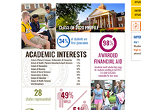 Infographic and Web Design // Class of 2020 Profile