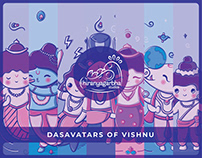 Cute Dasavatars of Vishnu | Kids Clothing
