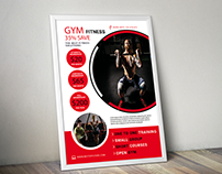 GYM offer Flyer design