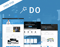 DO - One Page Free PSD Template