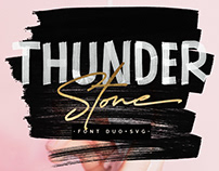 Thunder Stone Font Duo+Open SVG