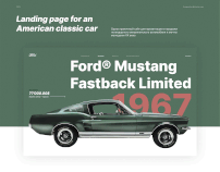 Landing page Ford Mustang Fastback 1967