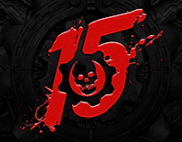 Gears of War 15th Anniversary Branding & Poster