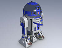 R2D2 first 3D Model made