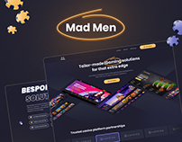 MadMen - Game building company, Casino, Gambling, UX/UI