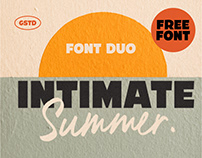 Free Font - Intimate Summer Font Duo
