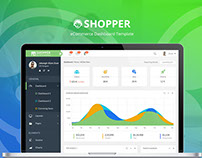Shopper eCommerce Dashboard PSD (Freebie)