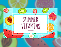 Colorful Summer - free Google Slides Theme