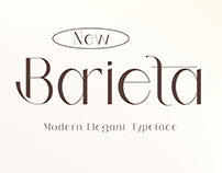 Barieta Elegant Typeface
