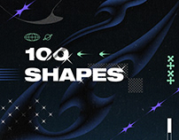 Design Elements Pack: 100 Shapes