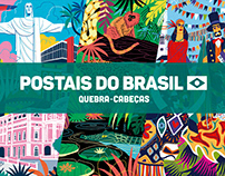 Coleção Postais do Brasil Quebra-cabeças