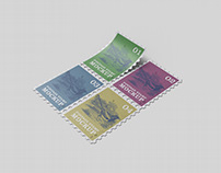 Postage Stamp Mockup