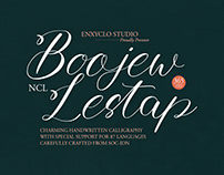 NCL BOOJEW LESTAP - Handwritten Calligraphy