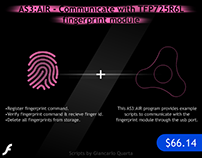 AS3 - Communicate with TFP725R6L fingerprint module