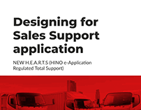 Designing for Sales Support application