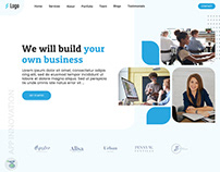 Corporate/Business Website Landing Page