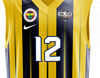 Fenerbahçe Basketball Home Kit Design