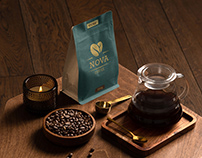 NOVA Coffee - Branding & Packaging