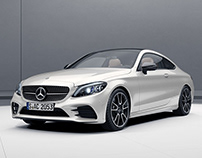 3D Mercedes Benz Advertisement