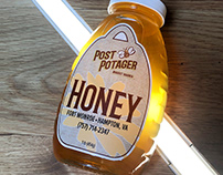 Post Potager Honey