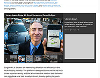 Entrepreneur Photo Gallery - Desktop and Mobile Layout